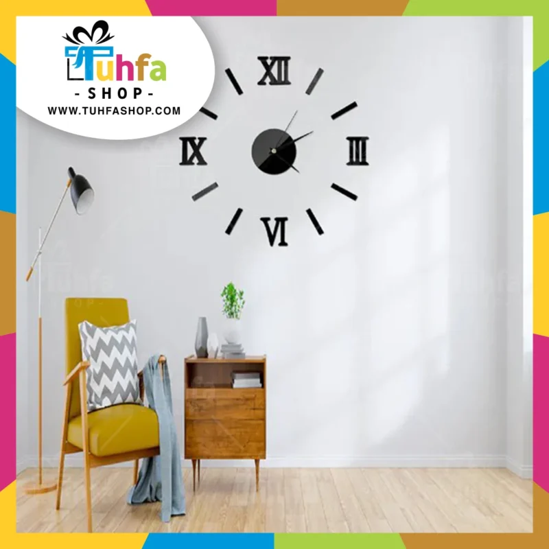 Acrylic Wall Clock(Roman_Strips) by Tuhfashop.com - Image 2