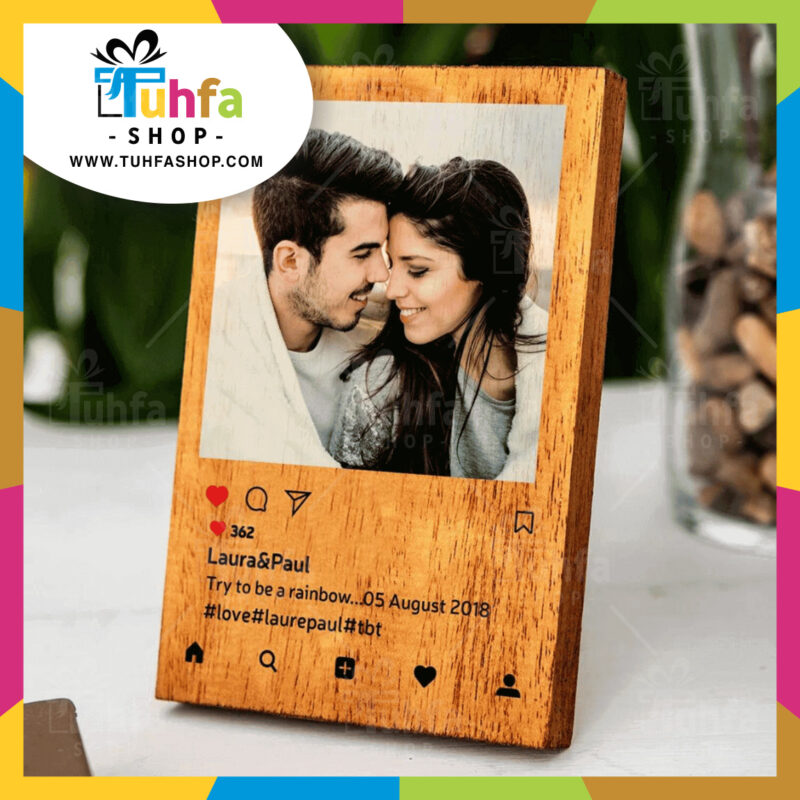 Customized Wooden Instagram Frame