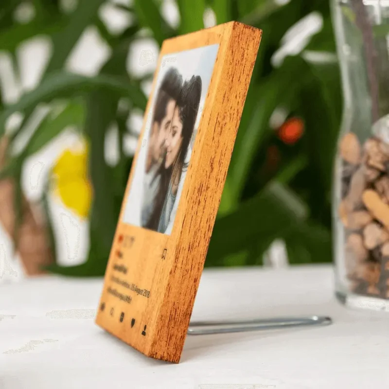 Customized Wooden Instagram Frame - Image 2