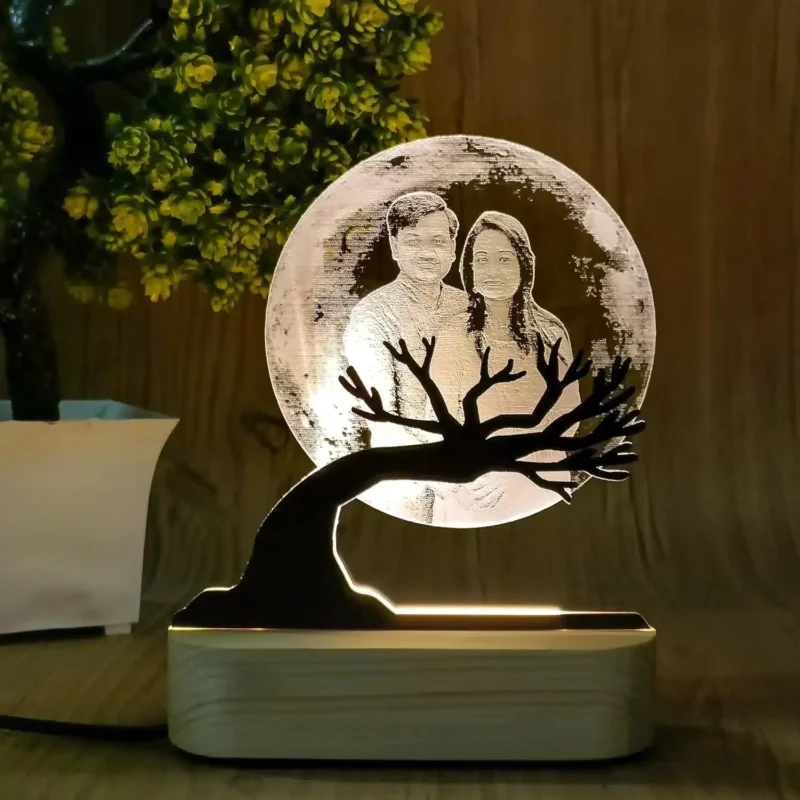 Customized 3D Illusion Moon Lamp - Image 3